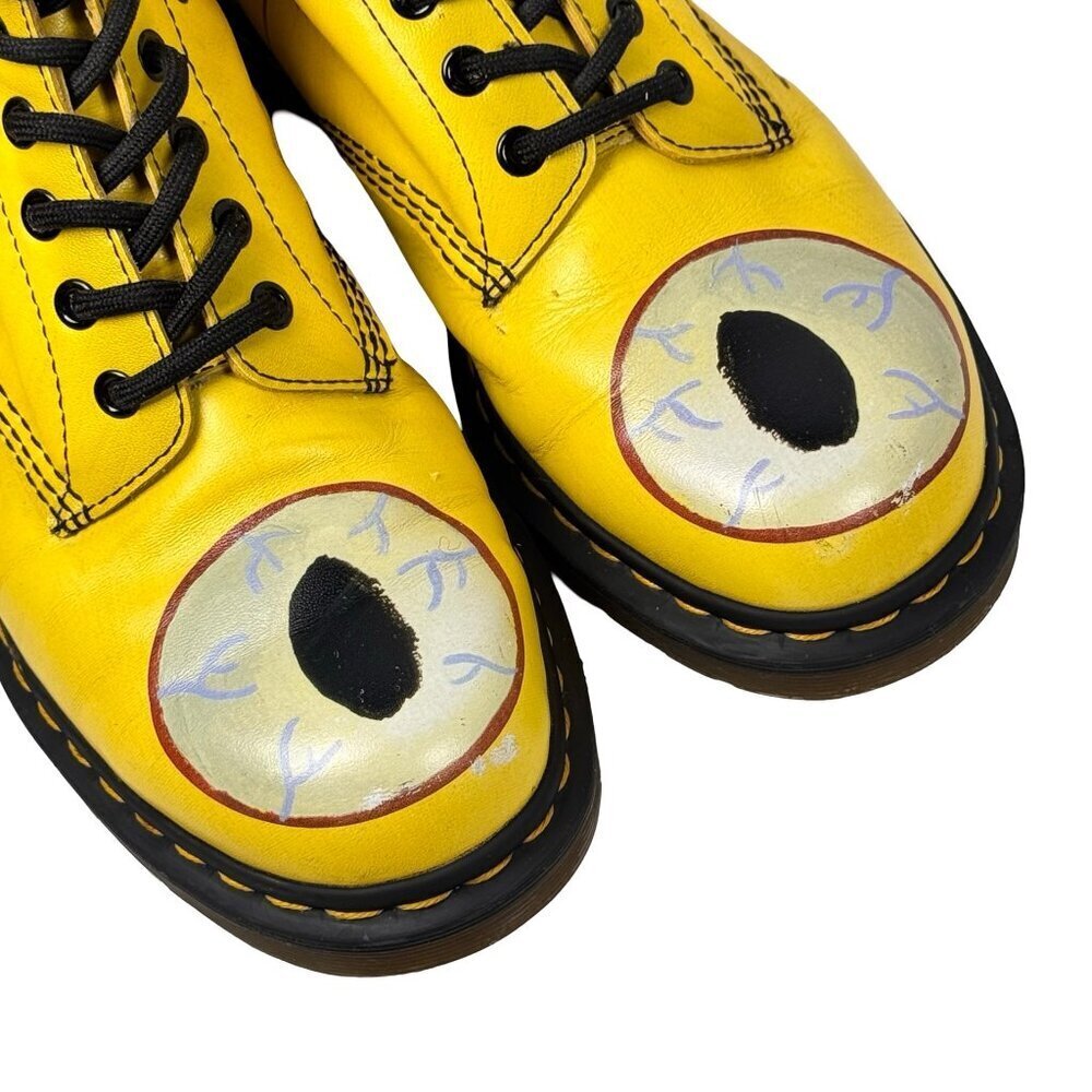 Dr Martens Pascal BootsGary Baseman Punk Toby Limited Edition Rare Sz L-10 M-9 - Picture 6 of 14